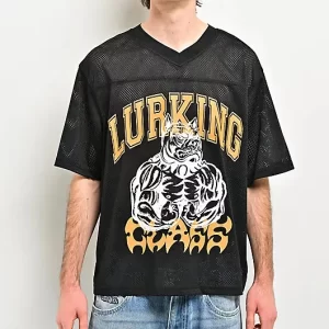 Class Of 86 Black Crop Football Jersey